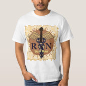Caduceus R.N. Nurse T-Shirt (Voorkant)