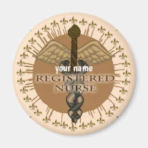 Caduceus Registered Nurse-magneet Magneet