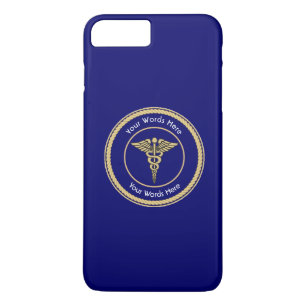 Caduceus Rope Shield Universal Custom iPhone 8 Plus / 7 Plus Hoesje