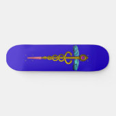 CADUCEUS SKATEBOARD (Horizontaal)