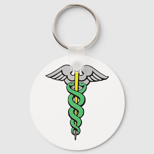 Caduceus Sleutelhanger (Voorkant)