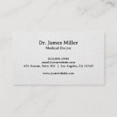 Caduceus Symbool Medisch Professioneel Visitekaartje (Achterkant)