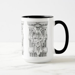CADUCEUS Tall Black Combo Mug