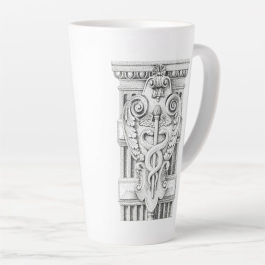 CADUCEUS Tall Tapered Latte Mok (Rechterhoek)