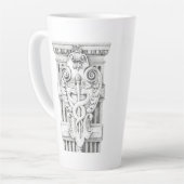 CADUCEUS Tall Tapered Latte Mok (Linkerhoek)