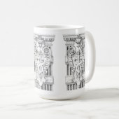 CADUCEUS Tall White Mug (Devant droit)