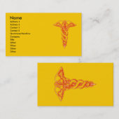 Caduceus Visitekaartje (Voorkant / Achterkant)