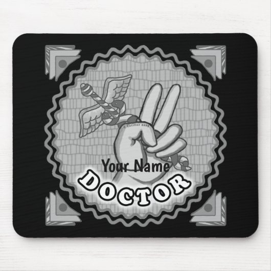 Caduceus vrededokter muismat (Voorkant)