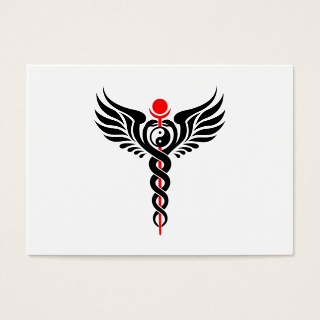 Caduceus - Yin Yang - Serpent ailé - Hermétique (Devant)