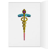 CADUCUS, améthyste d'or dynamique Turquase bleue (Intérieur (Gauche))