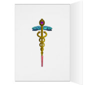 CADUCUS, améthyste en or vibrant Violet Fuchsia (Intérieur (Gauche))