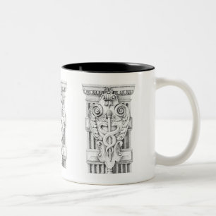CADUCUS Mug noir à deux tons
