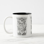 CADUCUS Mug noir à deux tons (Gauche)