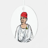 Caecilius Metalen Ornament (Voorkant links)