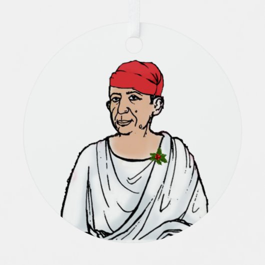 Caecilius Metalen Ornament (Voorkant)