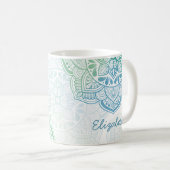 Caelum Mandala 11 oz. Personalized Mug (Devant droit)