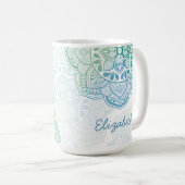 Caelum Mandala 15 oz. Personalized Mug (Devant droit)