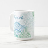 Caelum Mandala 15 oz. Personalized Mug (Devant gauche)