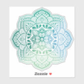 Caelum Mandala Custom-Cut Vinyl Sticker (Feuille)