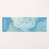 Caelum Mandala Personalized Yoga Mat (Voorkant (horizontaal))