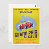 Caen Grand Prix  races Briefkaart (Voorkant / Achterkant)