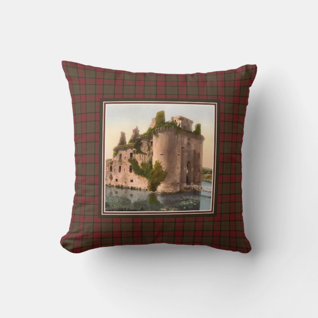  Caerlaverock Castle Clan Maxwell Tartan Kussen (Voorkant)