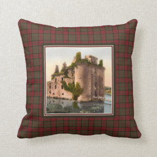 Caerlaverock Castle Clan Maxwell Tartan Kussen