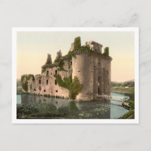 Caerlaverock Castle, Dumfries, Schotland Briefkaart