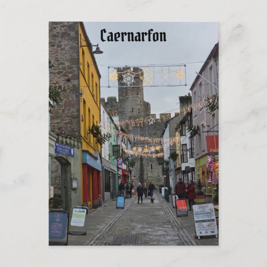 Caernarfon Briefkaart (Voorkant)