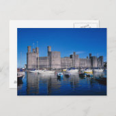 Caernarfon Castle, Gwynedd, Wales Briefkaart (Voorkant / Achterkant)