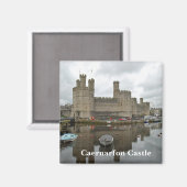 Caernarfon Castle Magnet (Recto/Verso)