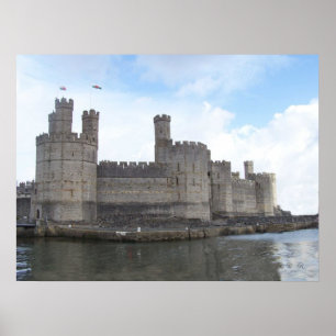 CAERNARFON CASTLE POSTER