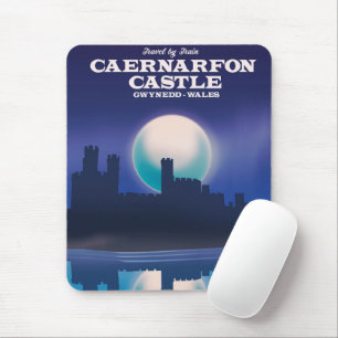 Caernarfon Castle, reisposter van Gwynedd Wales Muismat