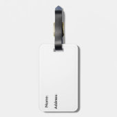 Caernarfon Castle Wales. Bagagelabel (Achterkant verticaal)