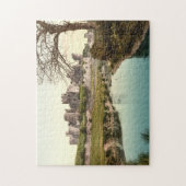 Caerphilly Castle, Wales Legpuzzel (Verticaal)