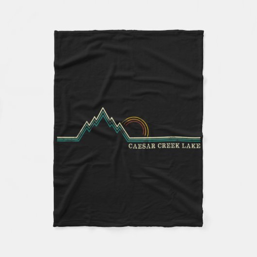 Caesar Creek Lake  Fleece Deken (Voorkant)