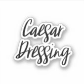 Caesar Dressing Storage Sticker (Voorkant)