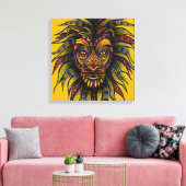 Caesar kleur canvas afdruk (Insitu (Woonkamer))