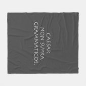 Caesar non supra grammaticos fleece deken (Voorkant (Horizontaal))