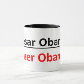 Caesar Obama of Seizer Obama Coffee Mok (Midden)