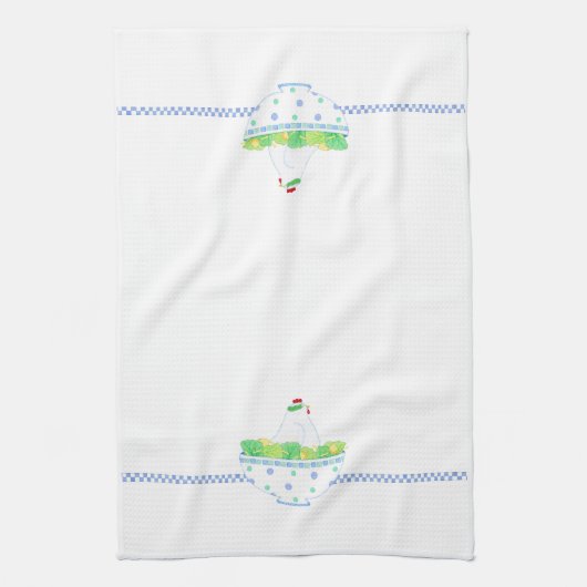 Caesar Salad - keukenhanddoek (Verticaal)