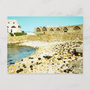 Caesarea - resten van de Romeinse haven Briefkaart