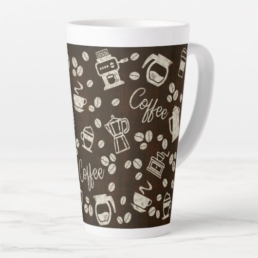 Café - 17 oz.Latte Mug (Angle droit)
