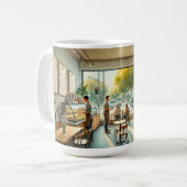 Café à Mountain View California Mug (Devant gauche)