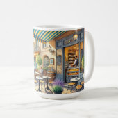 Café à Nice France Mug (Devant droit)