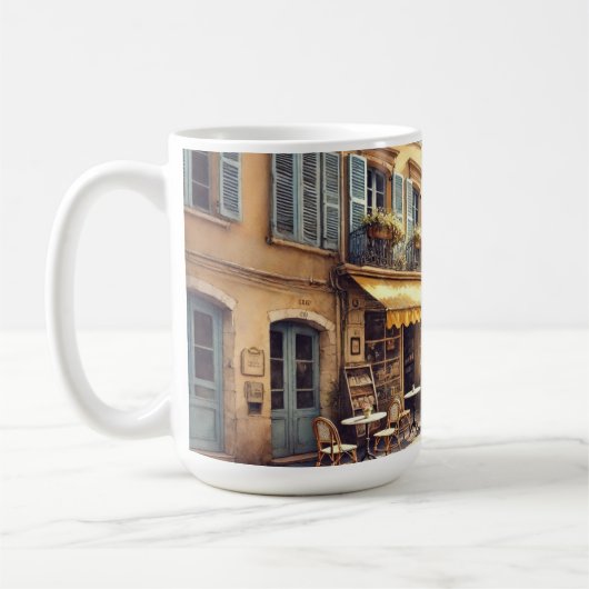 Café à Nice France Mug (Gauche)