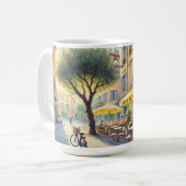 Café à Nice France Mug (Devant gauche)