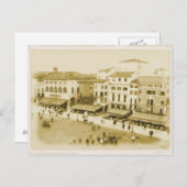 Café à Piazza Bra - Vérone, Italie Carte postale (Devant / Derrière)