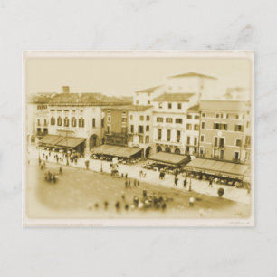 Café à Piazza Bra - Vérone, Italie Carte postale