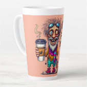 "Café à sens unique" Mug en latte moche (Angle gauche)